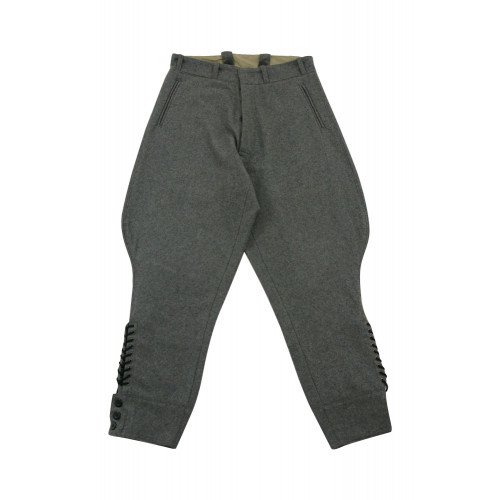 M36 stone grey wool breeches