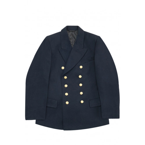 navy blue wool Reefer tunic jacket